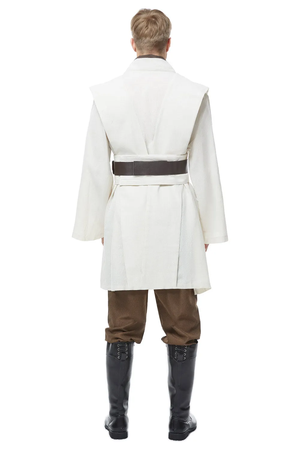 Adult Obi Wan Kenobi Jedi Robe Tunic Cosplay Costume Halloween Suit