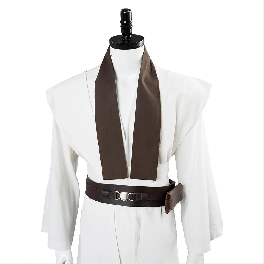 Adult Obi Wan Kenobi Jedi Robe Tunic Cosplay Costume Halloween Suit