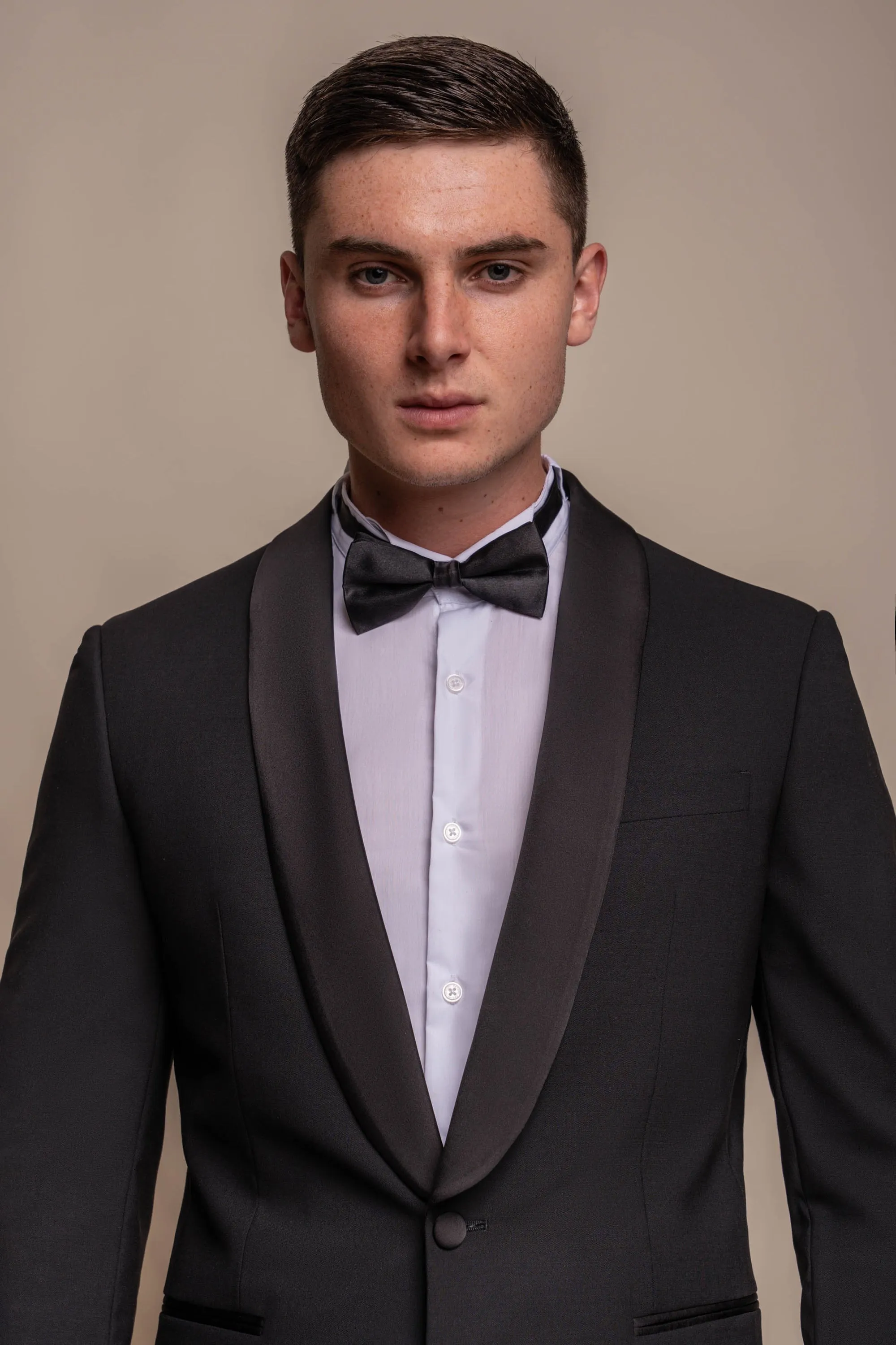 Aspen Black Two Piece Suit