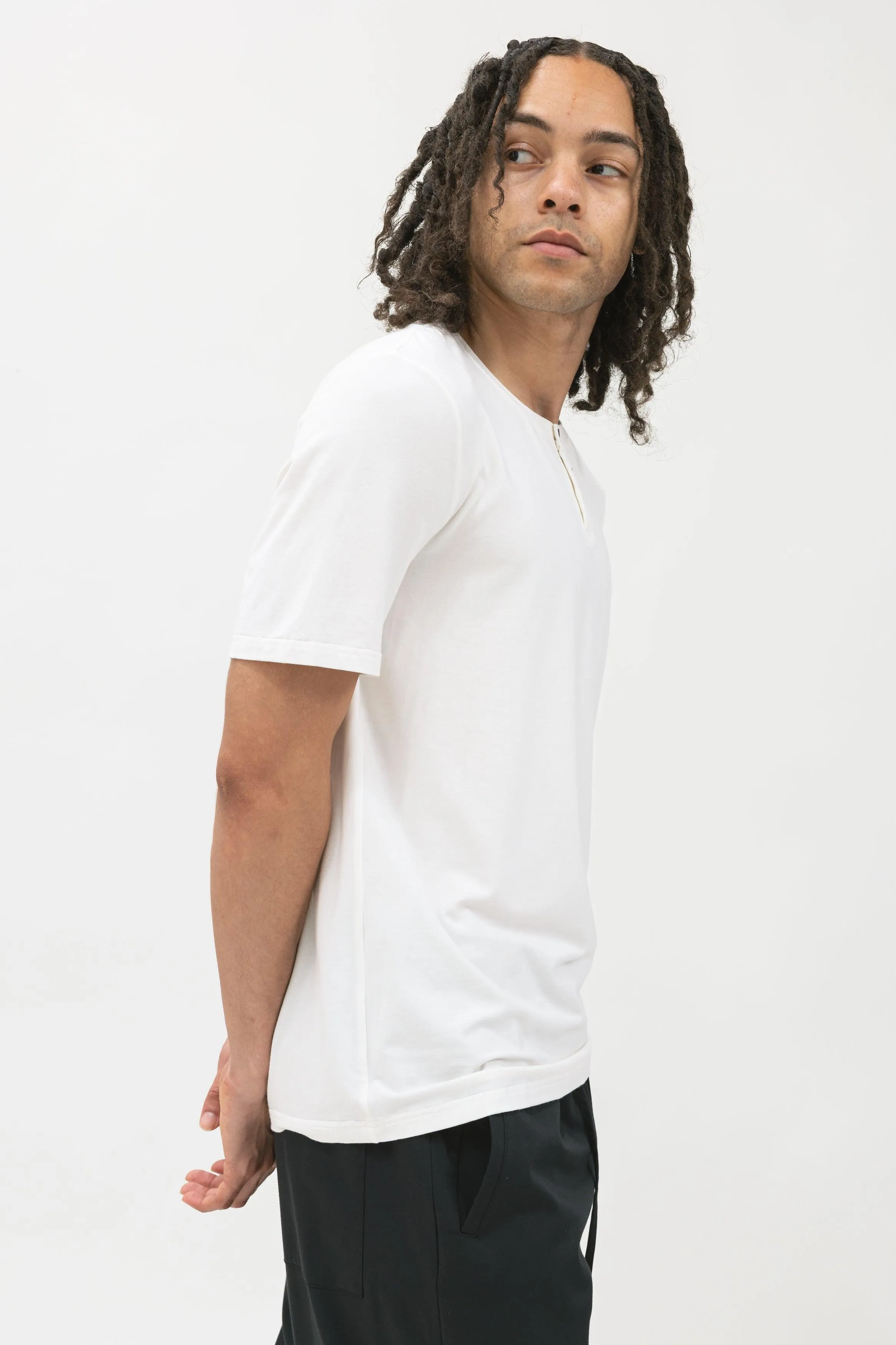 Bamboo Short Sleeve Henley