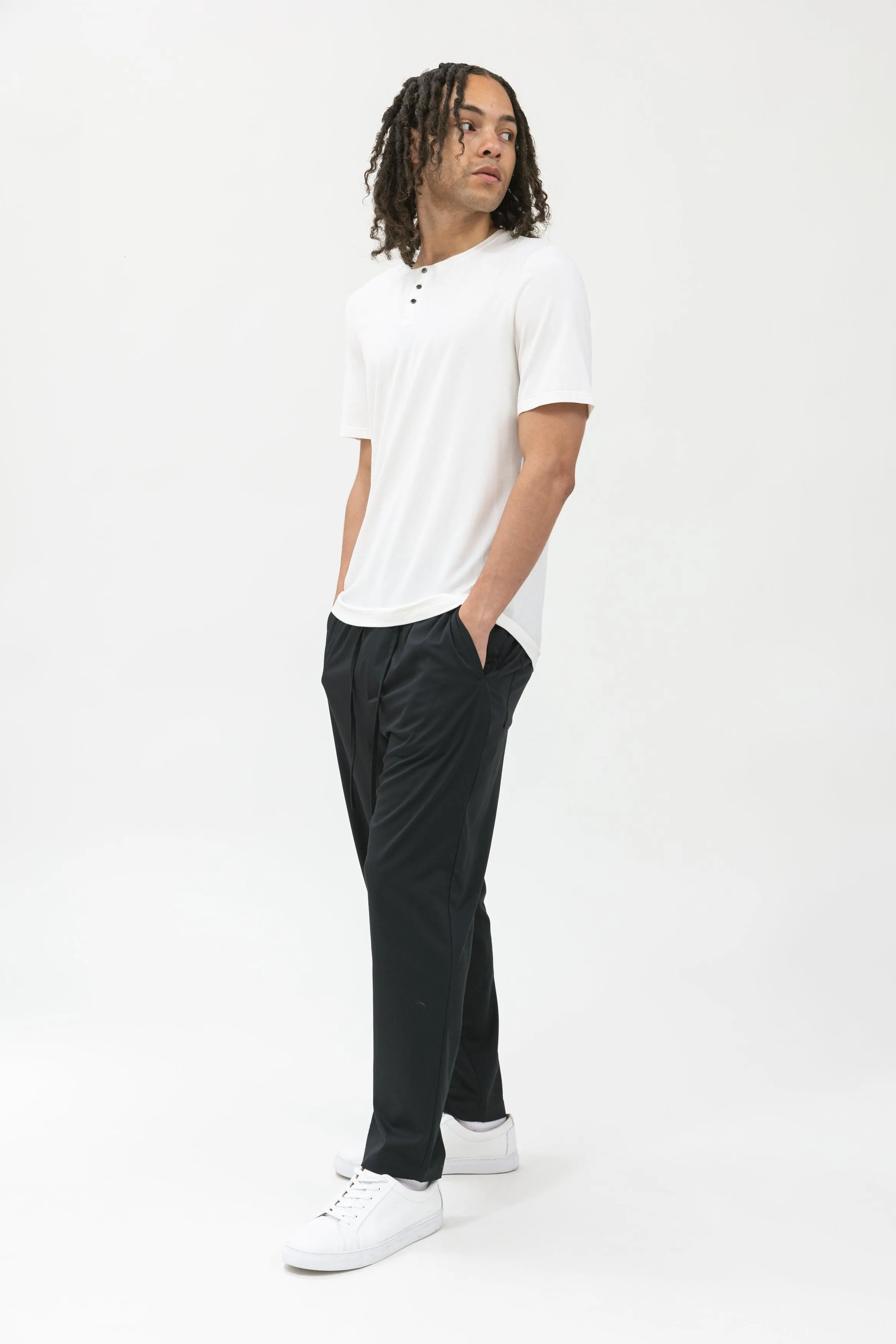 Bamboo Short Sleeve Henley