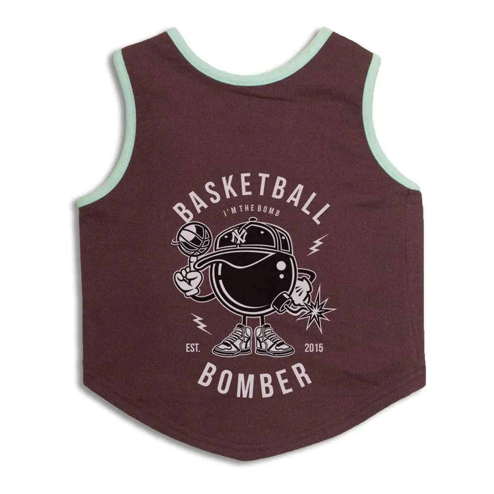 Basketball Bomber Dog Sweatshirt