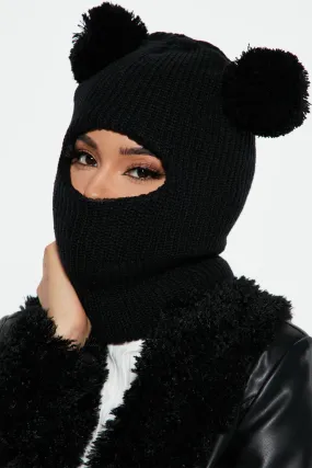 Beary Mysterious Balaclava  - Black