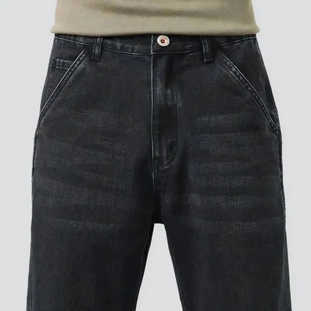 Black baggy jeans
 for men