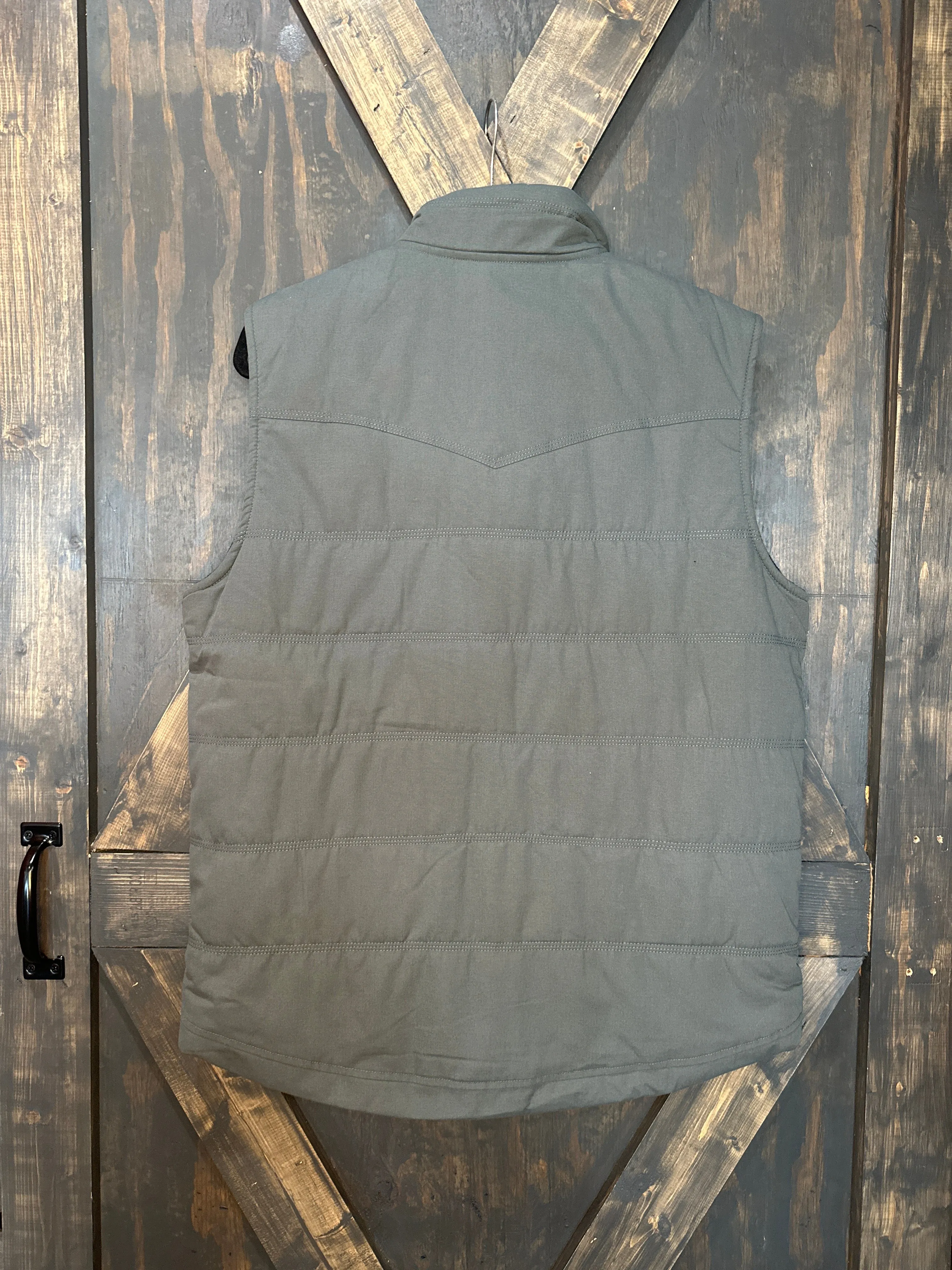 Blue Quilted Vest