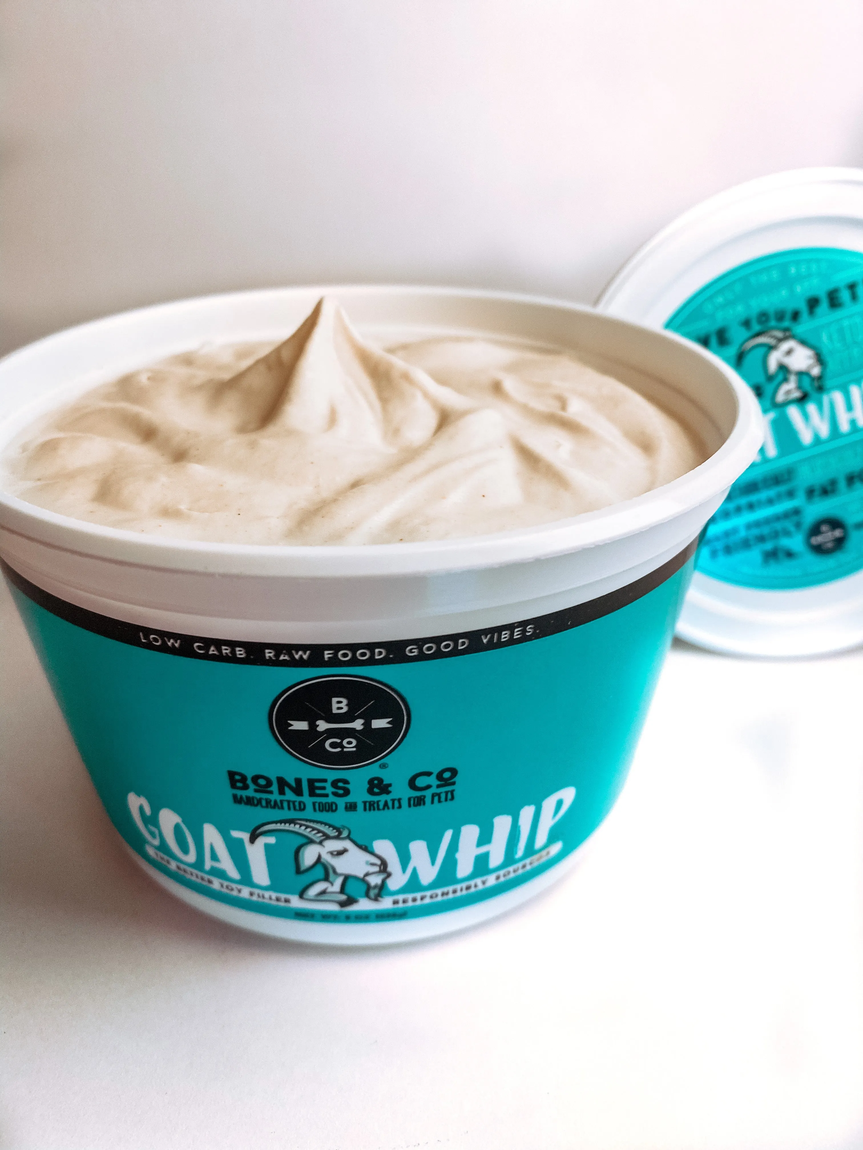 Bones & Co Frozen Raw Goat Whip