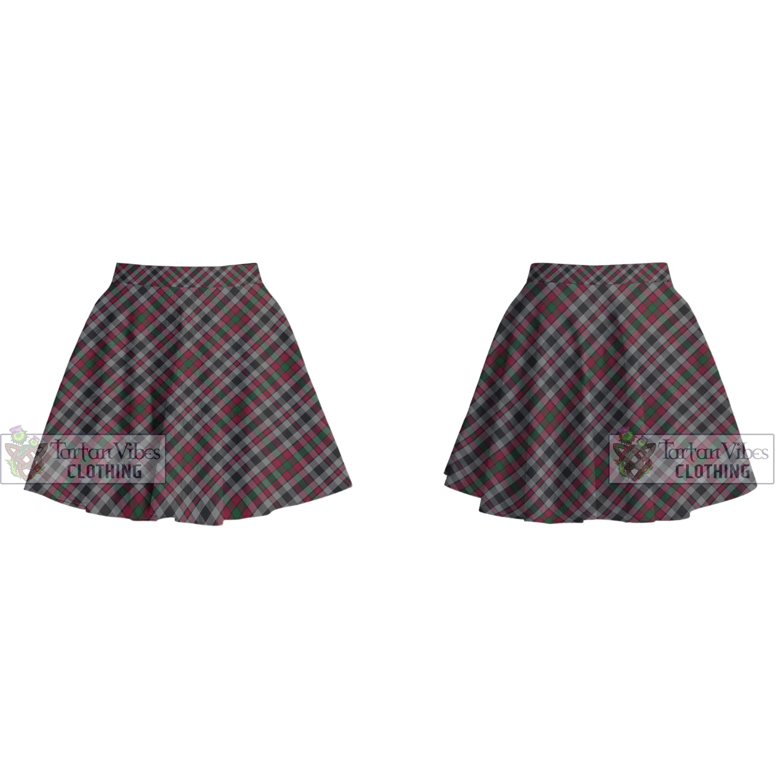 Borthwick Tartan Women's Plated Mini Skirt