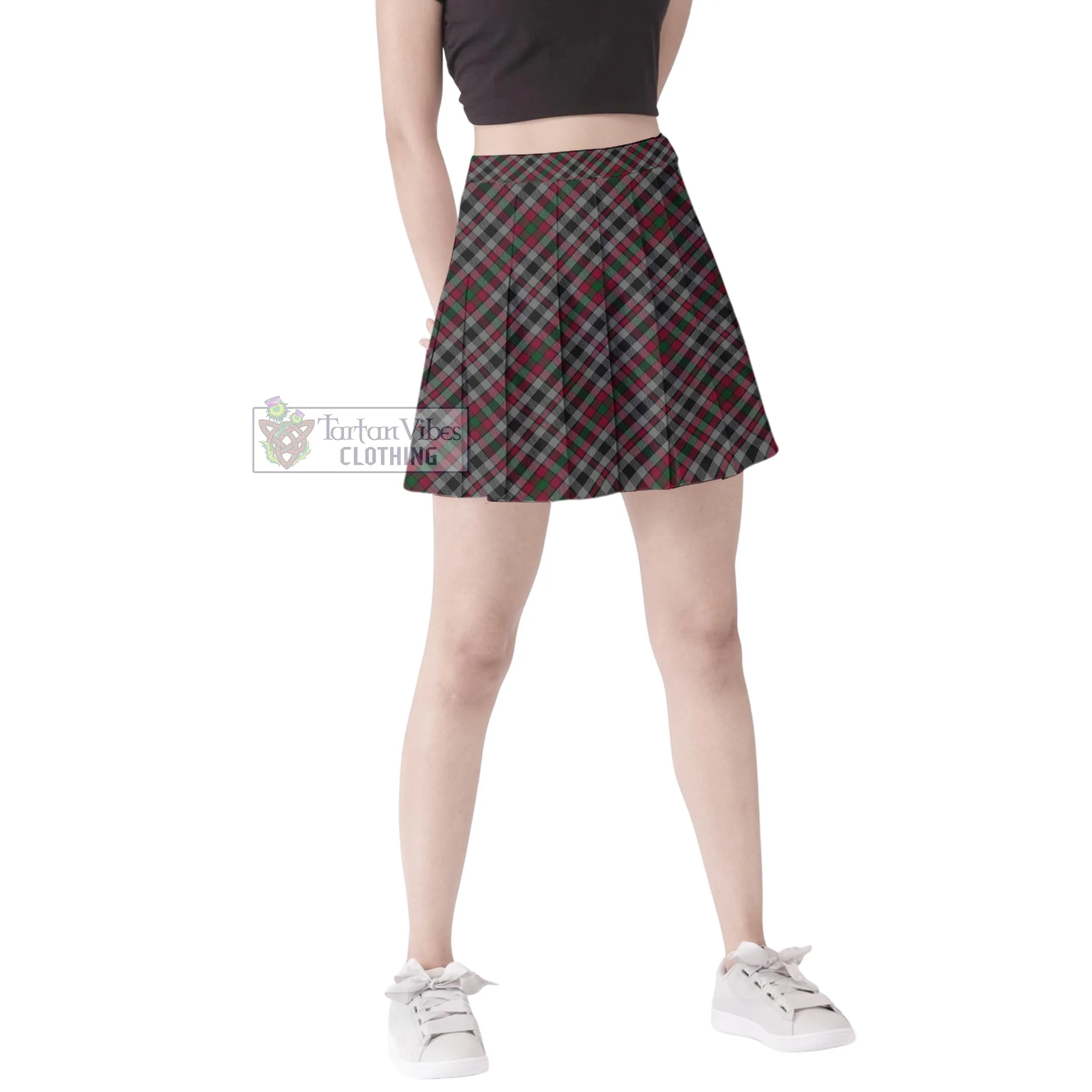 Borthwick Tartan Women's Plated Mini Skirt