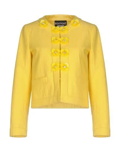 Boutique Moschino Women Blazer Yellow 14 UK