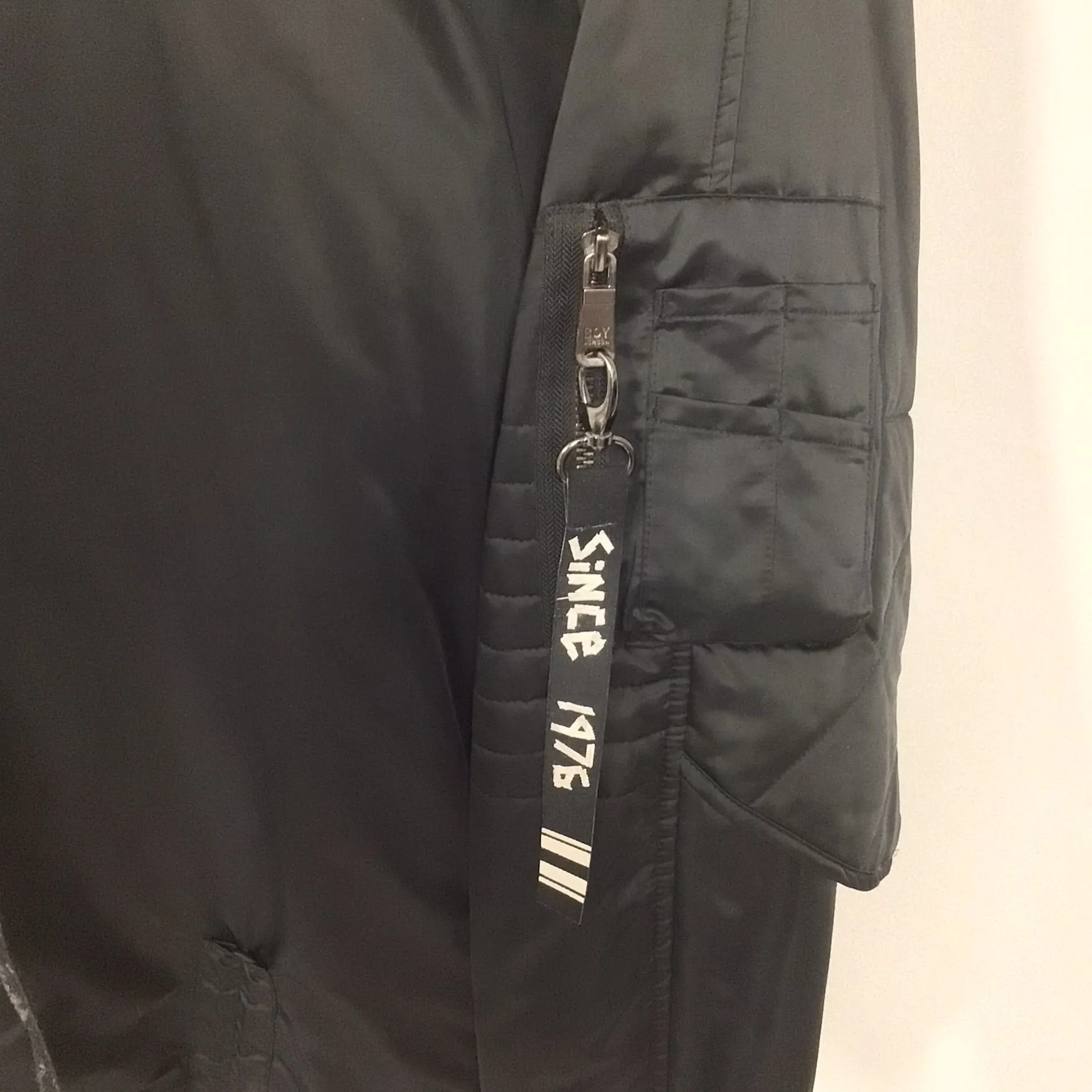 BOY London Black Parka Jacket Size M