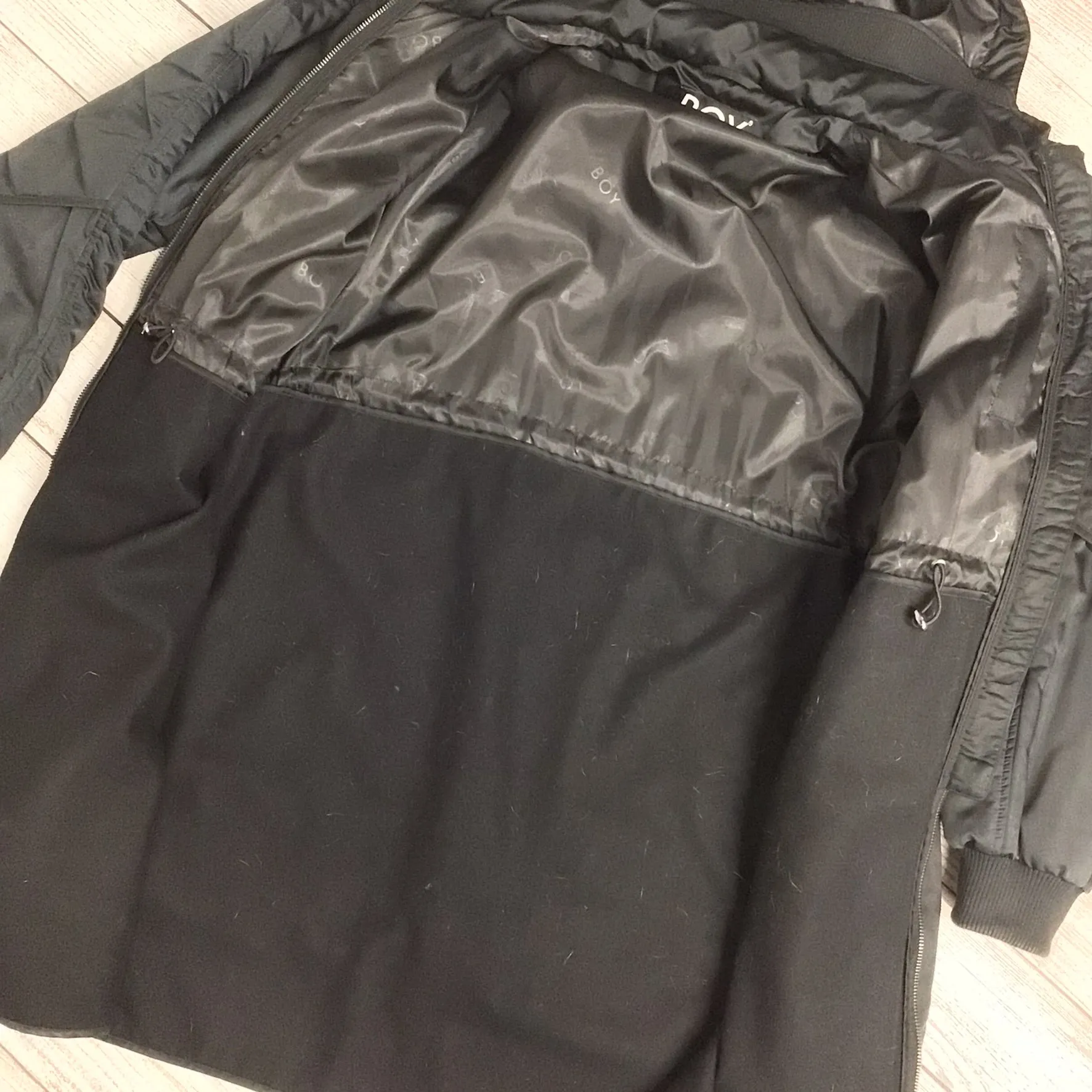 BOY London Black Parka Jacket Size M