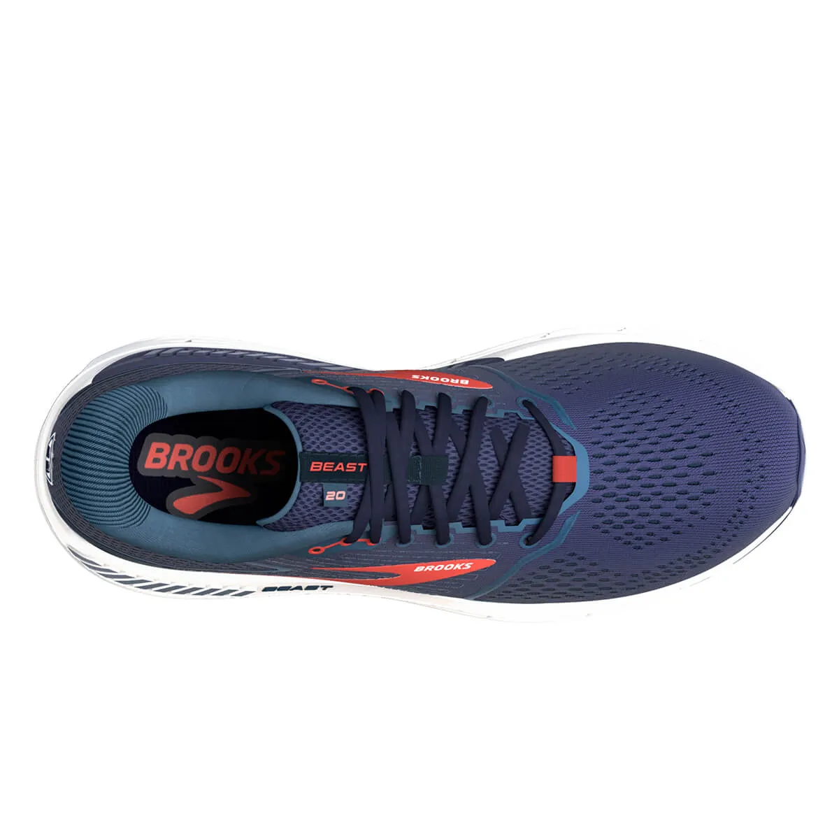 Brooks Beast 20 Mens | Peacoat/midnight/red