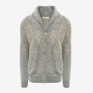 Brunello Cucinelli Geometric Jacquard Cardigan