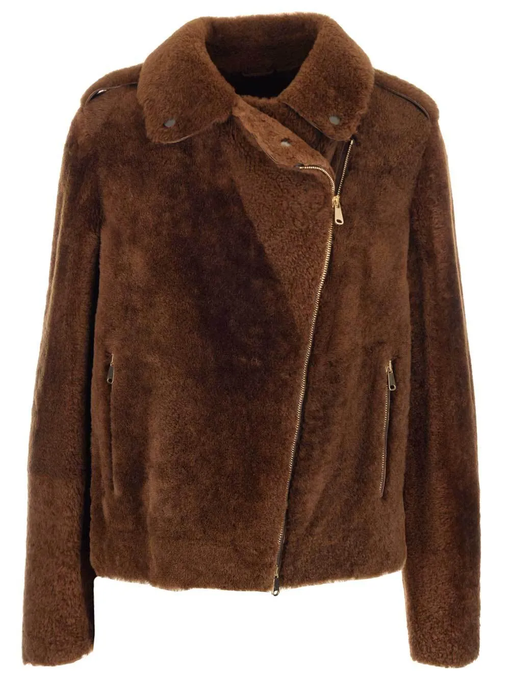 Brunello Cucinelli Teddy Biker Jacket