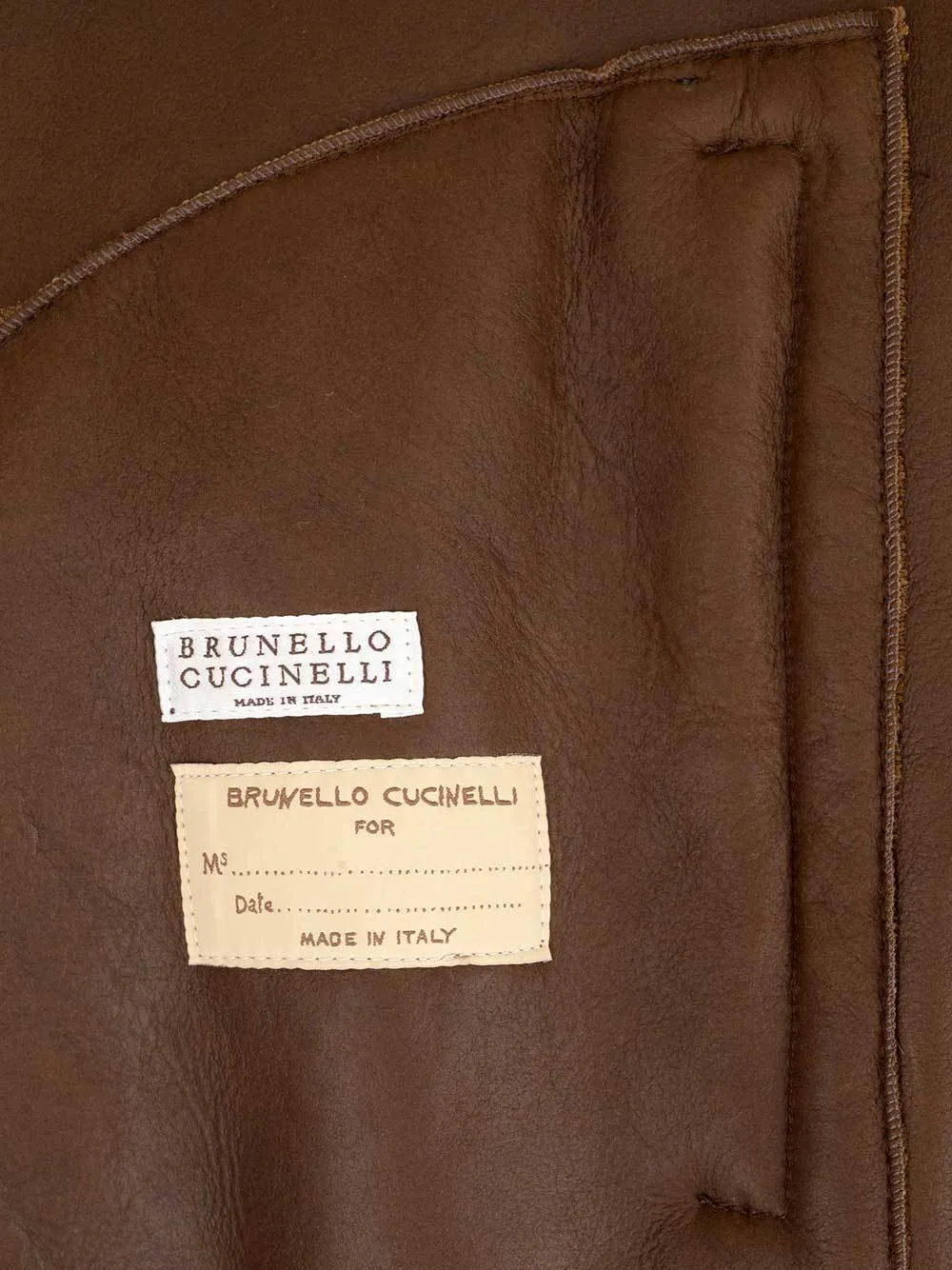 Brunello Cucinelli Teddy Biker Jacket