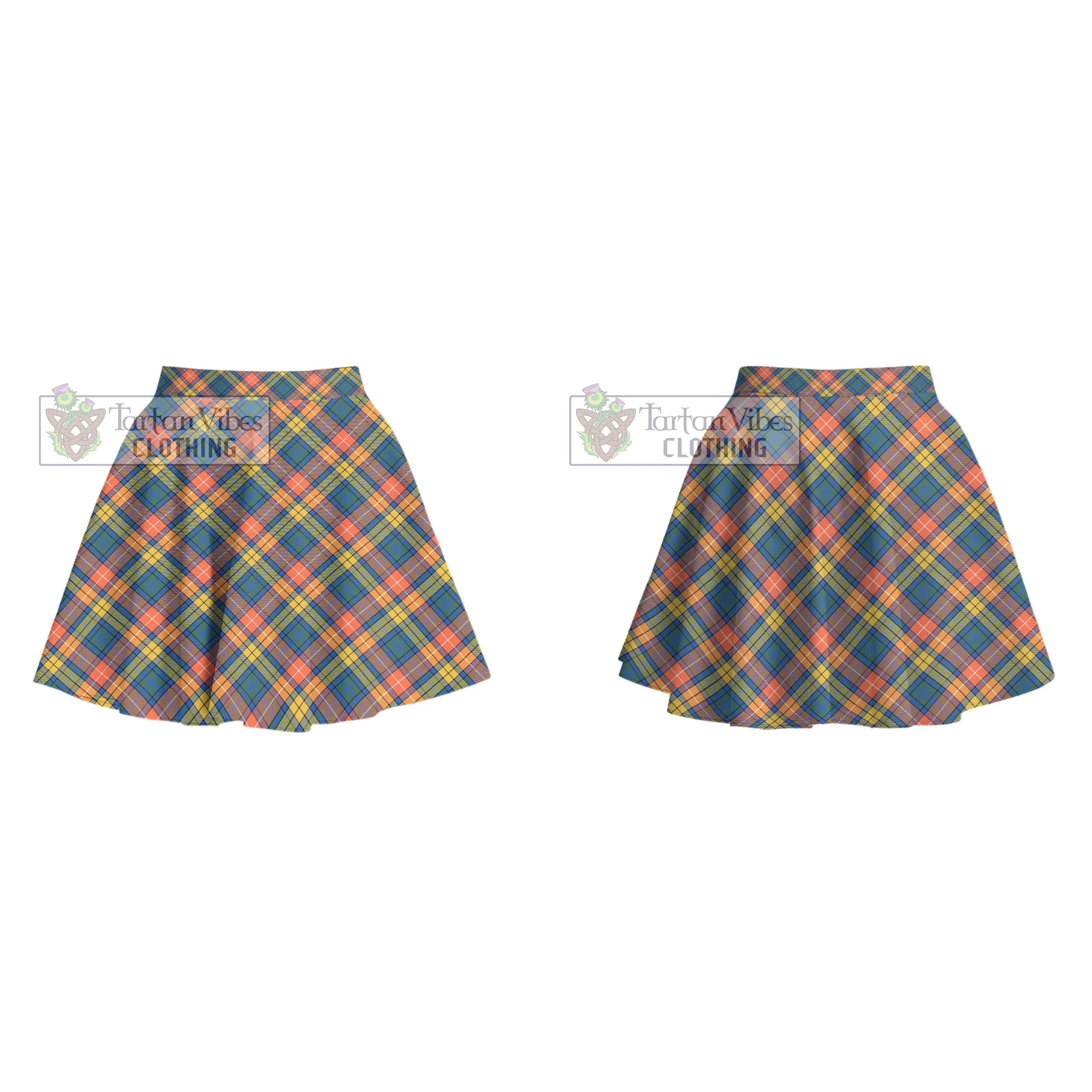 Buchanan Ancient Tartan Women's Plated Mini Skirt