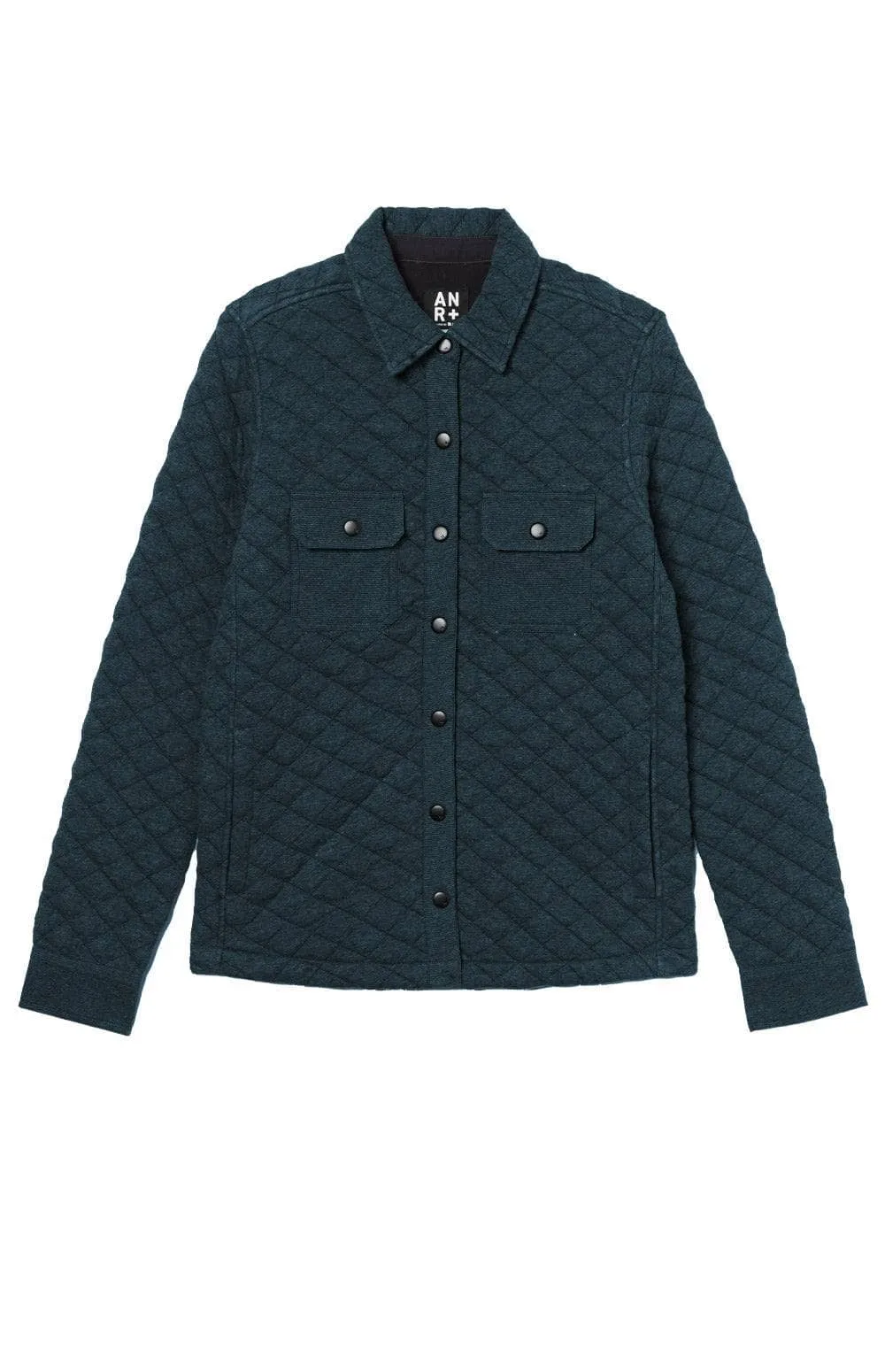 Cambria Shirt Jacket | Heather Blue