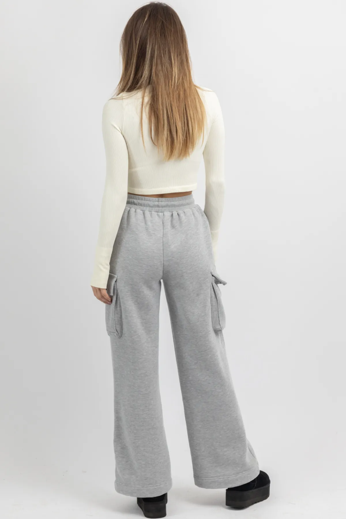 CARGO COZY FLEECE LOUNGE PANT