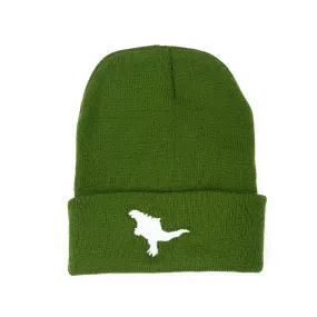 Child Beanie - Godzilla- Green w/ White