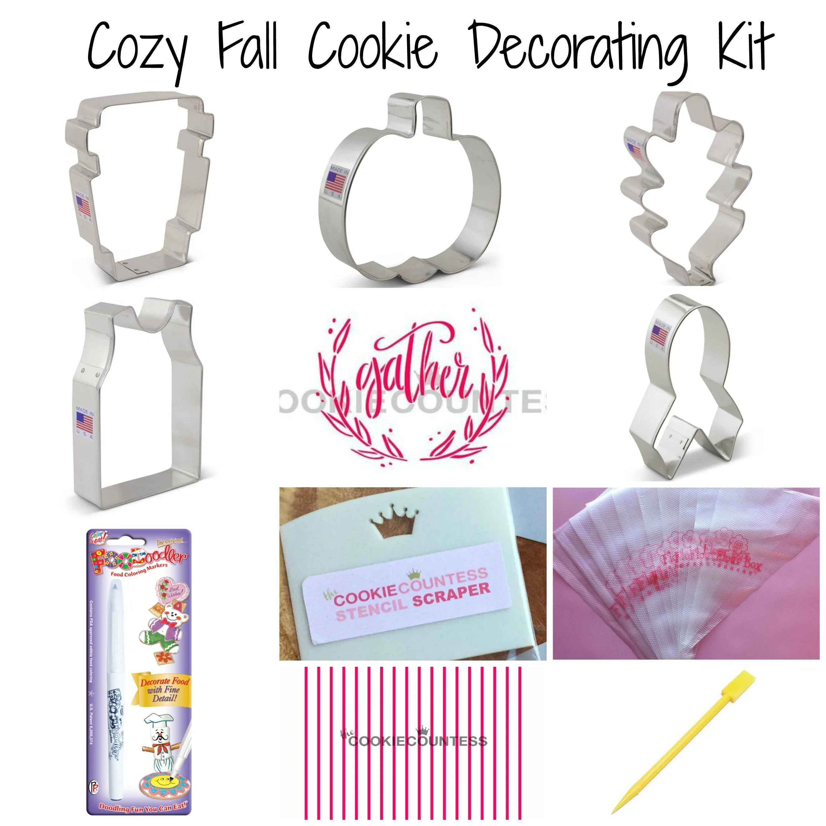 Cozy Fall Cookie Decorating Kit