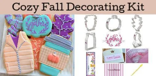 Cozy Fall Cookie Decorating Kit