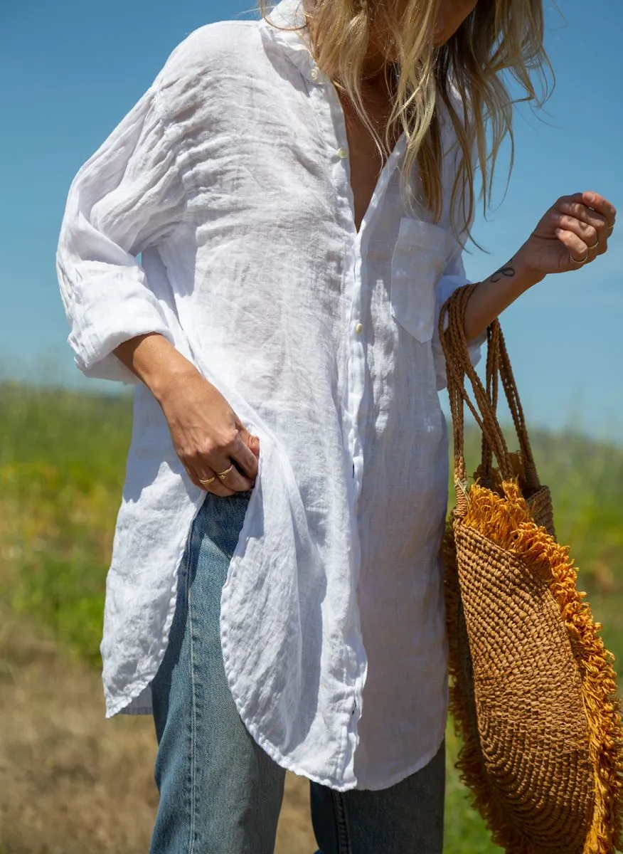 CP Shades White Linen Marella Shirt