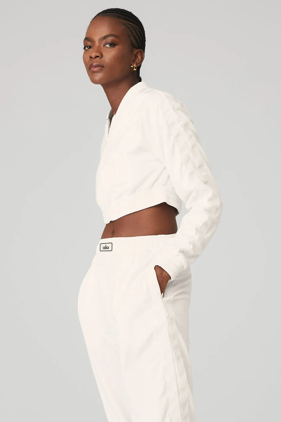 Cropped Prizewinner Jacket - Ivory