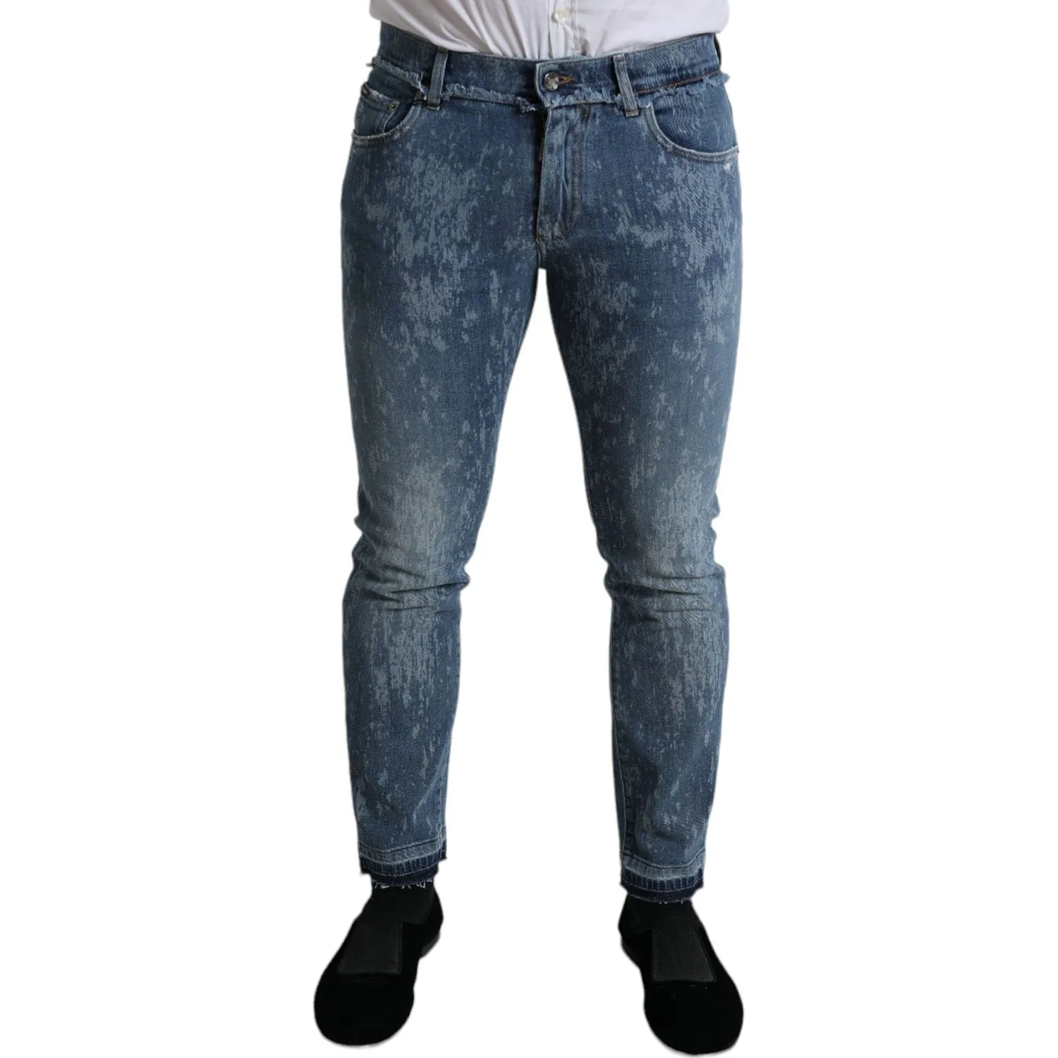 Dolce & Gabbana Chic Blue Skinny Stretch Denim Jeans