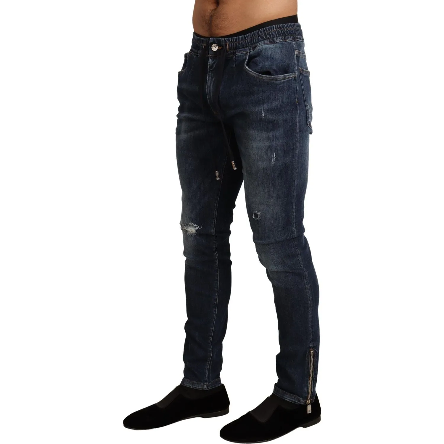 Dolce & Gabbana Elegant Dark Blue Skinny Jeans