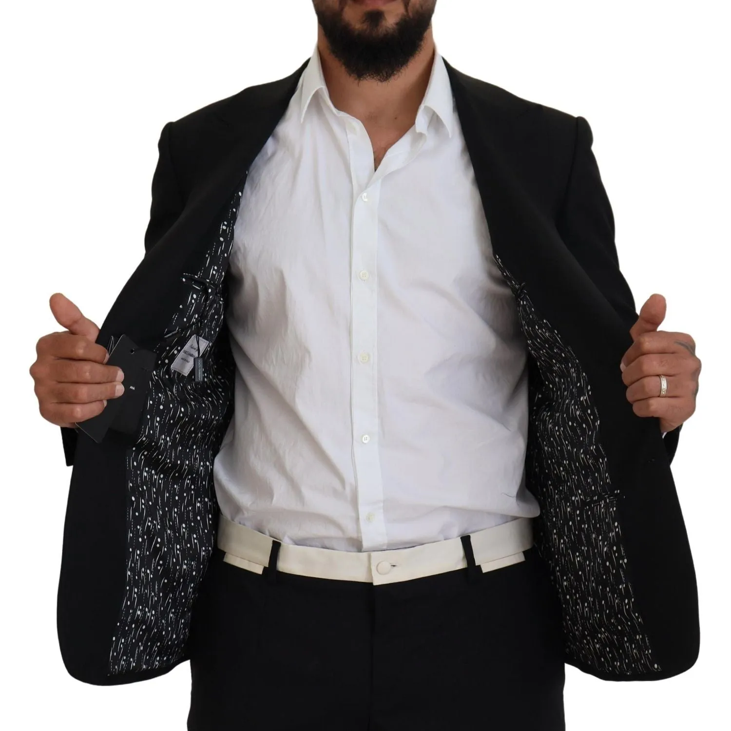 Dolce & Gabbana Elegant Single-Breasted Wool Blend Blazer