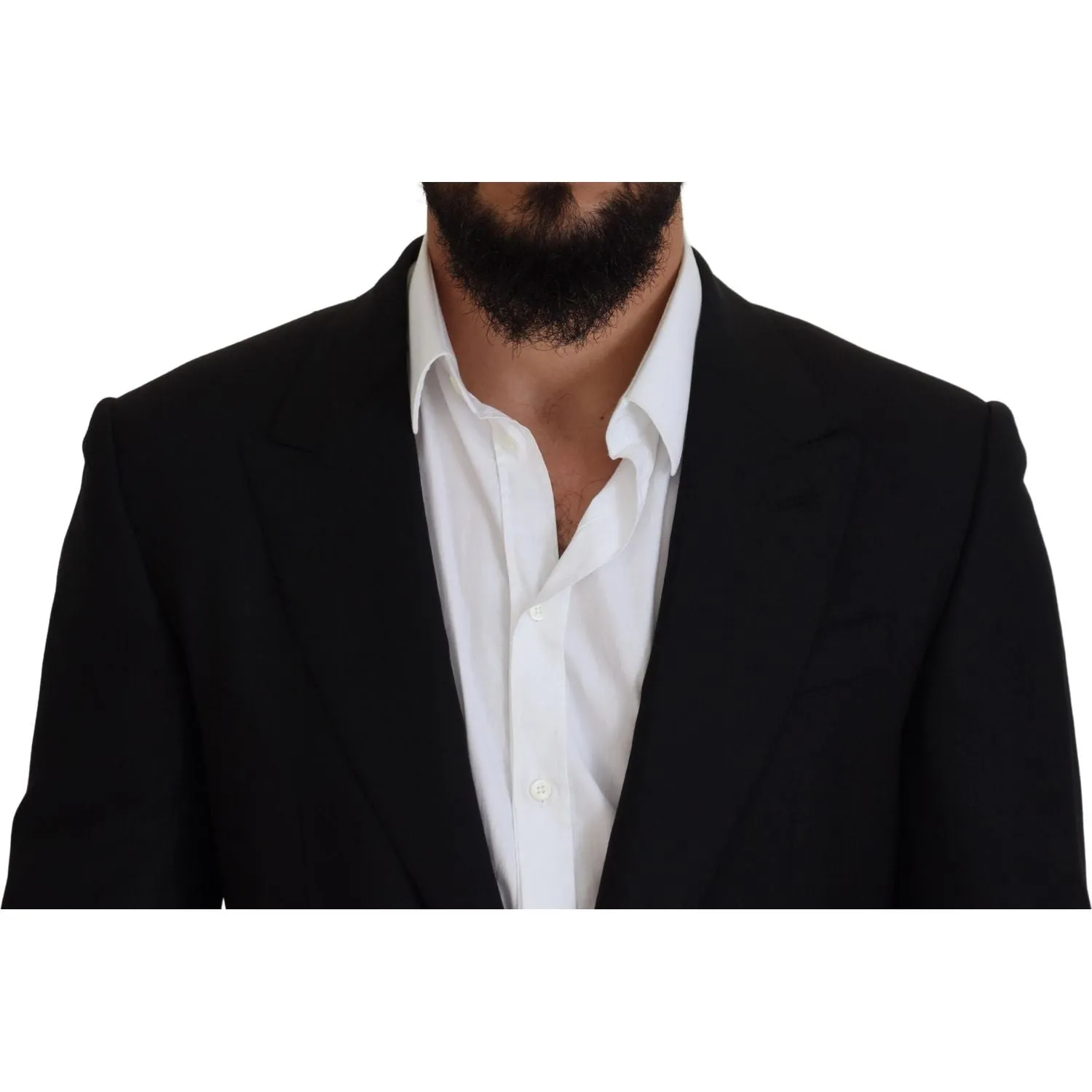 Dolce & Gabbana Elegant Single-Breasted Wool Blend Blazer