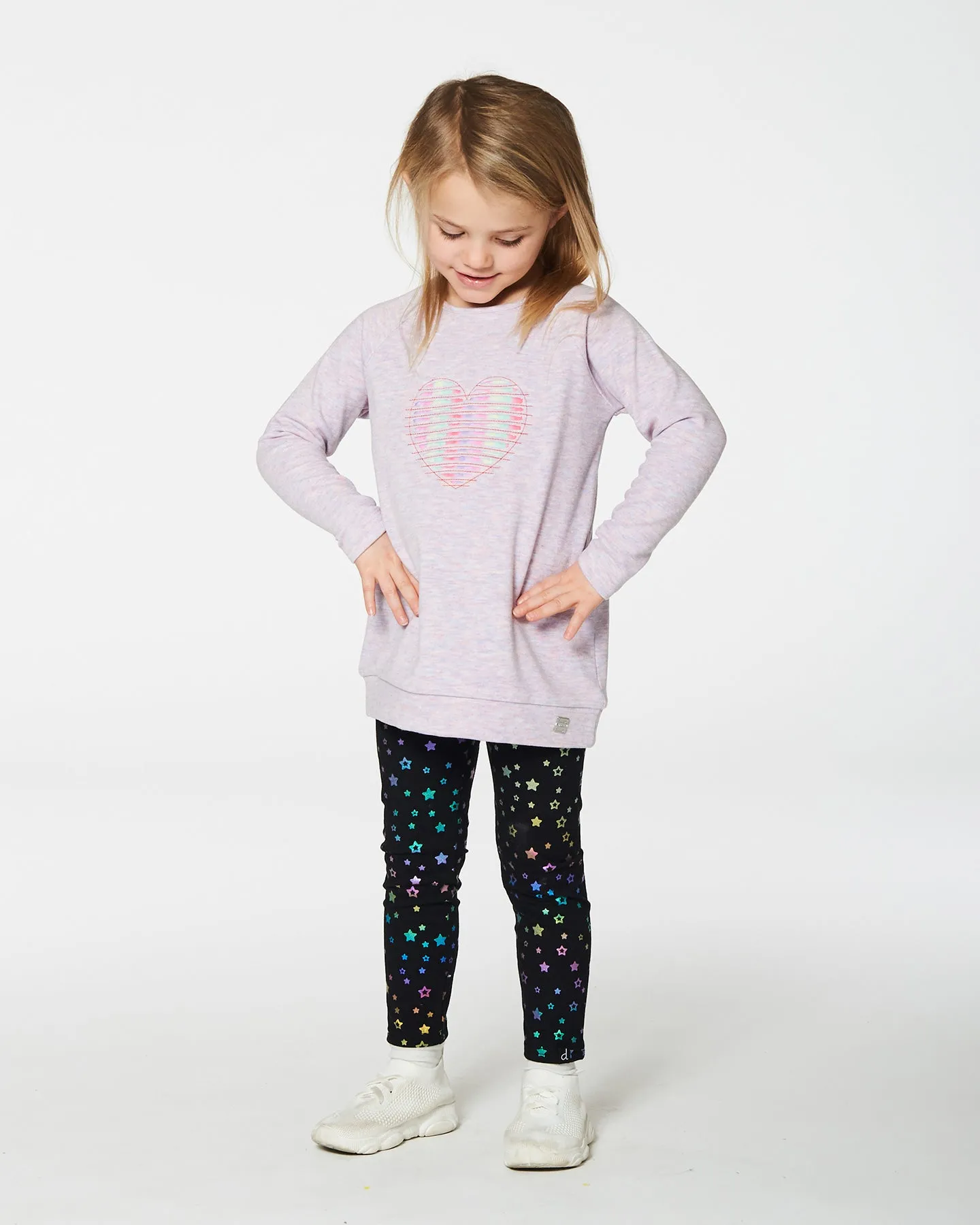 DPD Super Soft Multi Color Heart Tunic