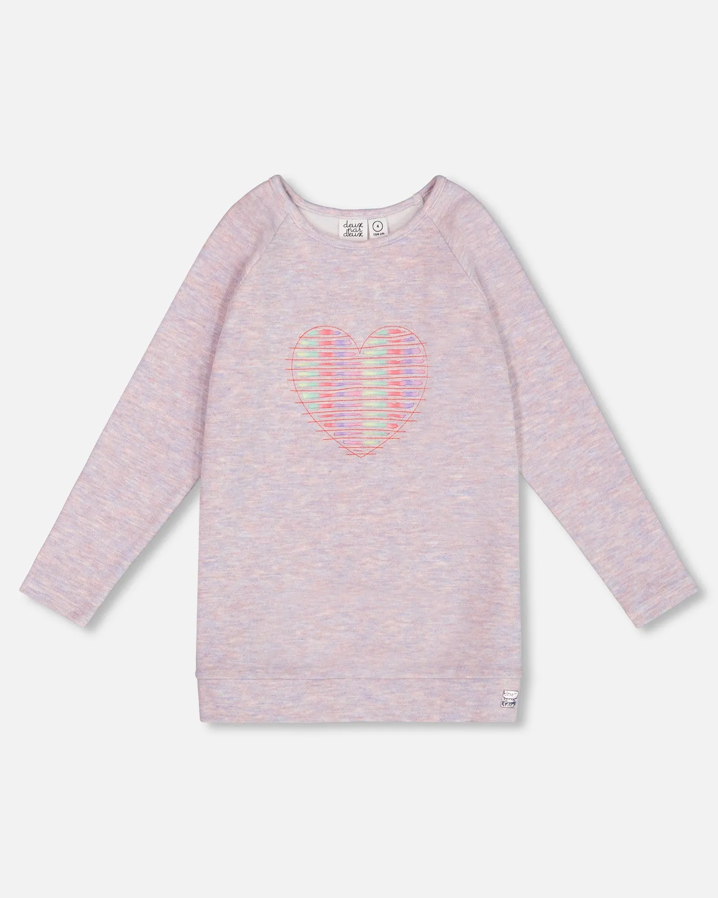 DPD Super Soft Multi Color Heart Tunic