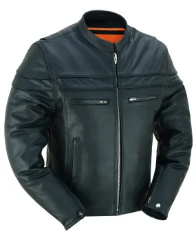 DS784 Men's Full Hand Leather Jacket