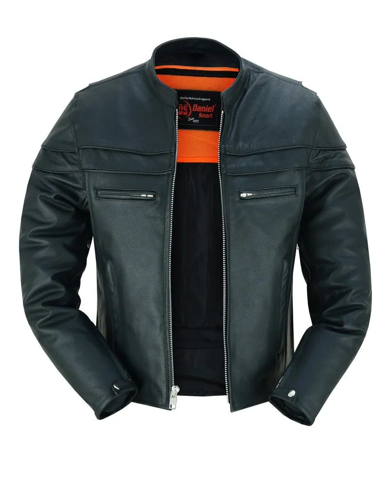 DS784 Men's Full Hand Leather Jacket