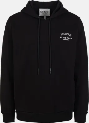 Embroided Logo Sw Hoody (Black) - I23E08663179000