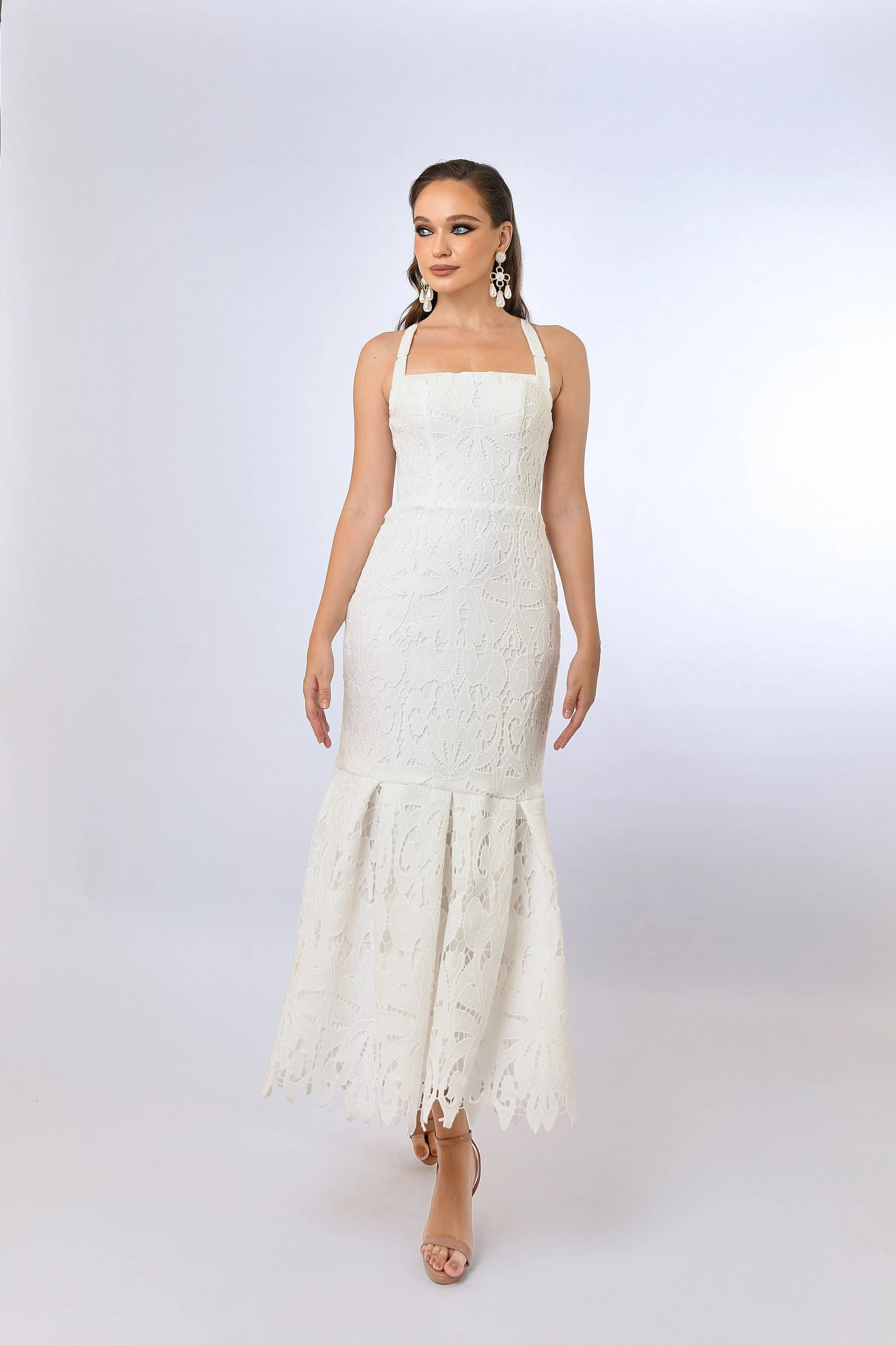 Fawn Lace Maxi