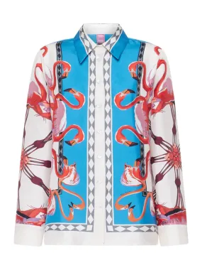 FRANCO FERRARI - ALOE LONG SLEEVE SILK SHIRT