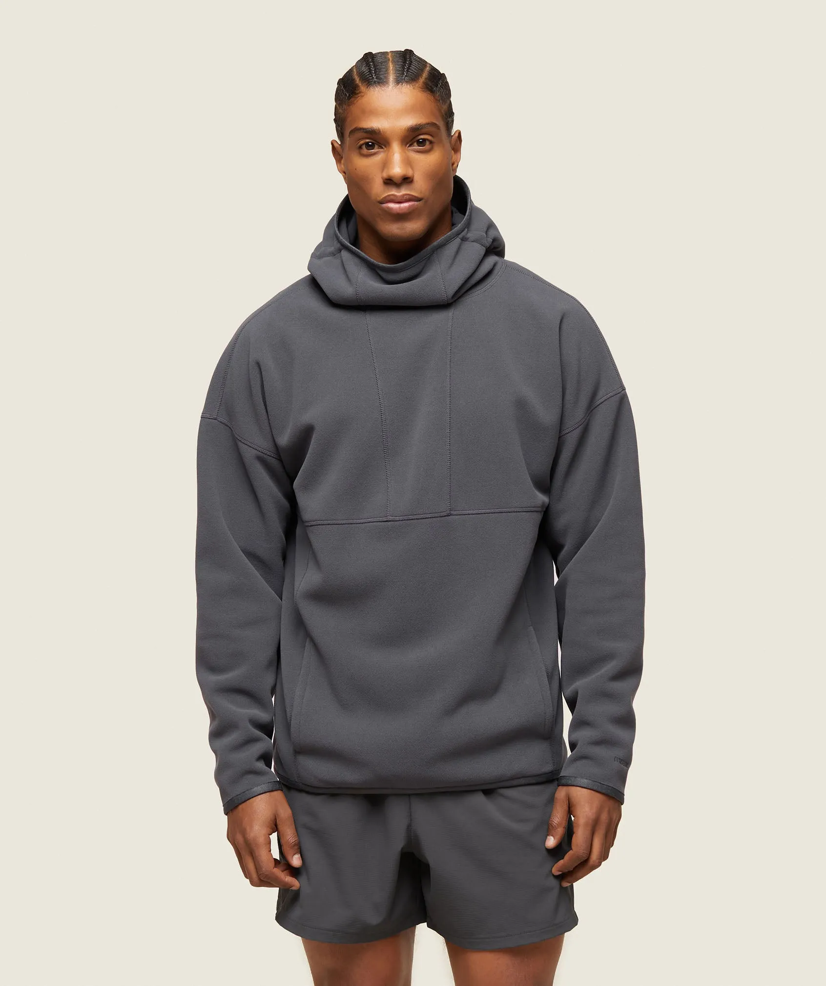 Gymshark everywear Hooded Fleece - Onyx Grey