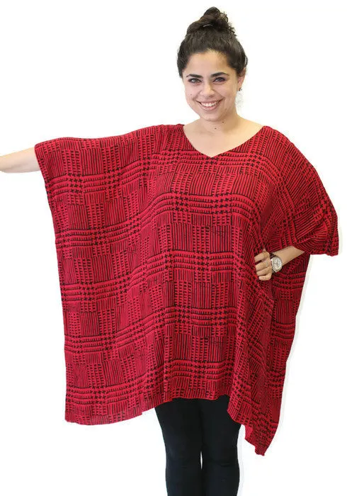 Hand Painted Katie Poncho Tunic