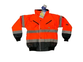 Hivis 3-in-1 Bomber Jacket Jaguar Land Rover Orange Portwest JAGLANPWBOM