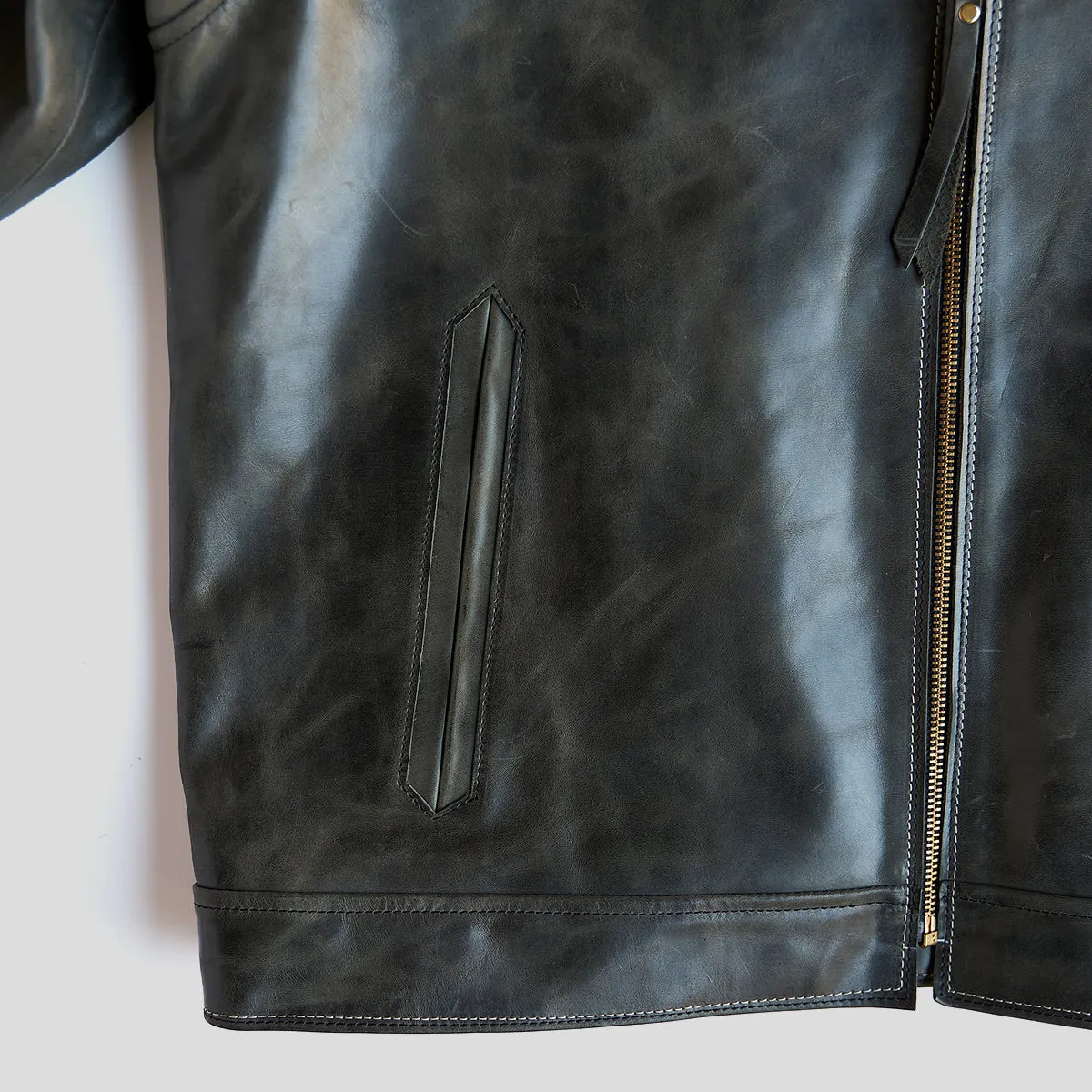 Horween Horsehide Jacket No. 65 | Charcoal