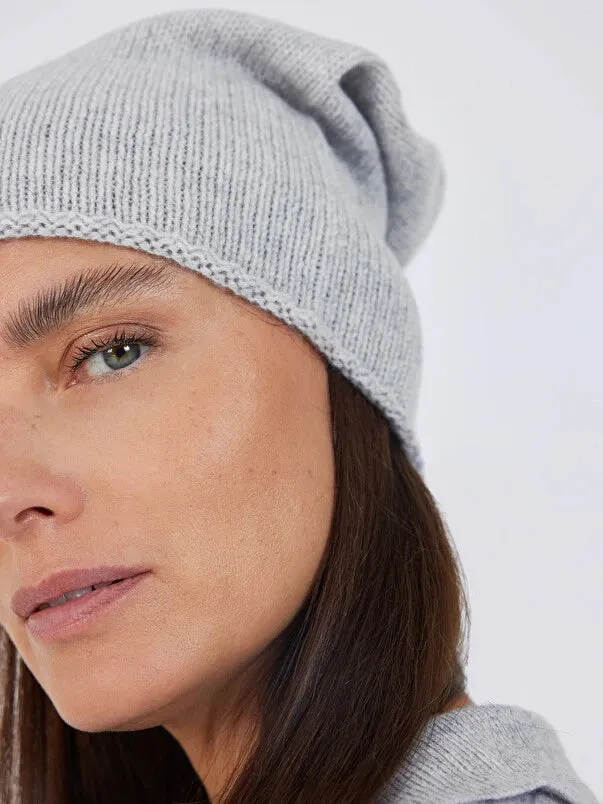 Ines Cashmere Beanie Hat