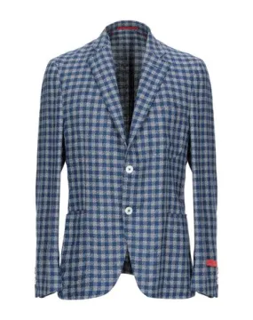 Isaia Man Blazer Blue 38 suit