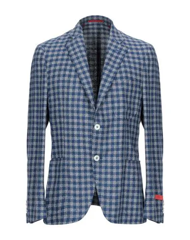 Isaia Man Blazer Blue 38 suit