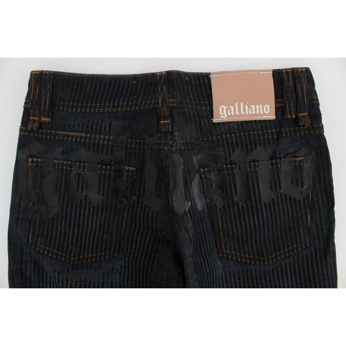 John Galliano Chic Slim Fit Bootcut Designer Jeans