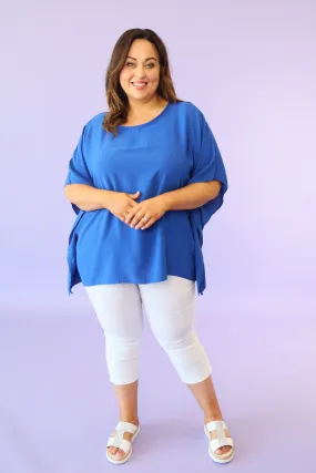 Juliet Top in Royal Blue