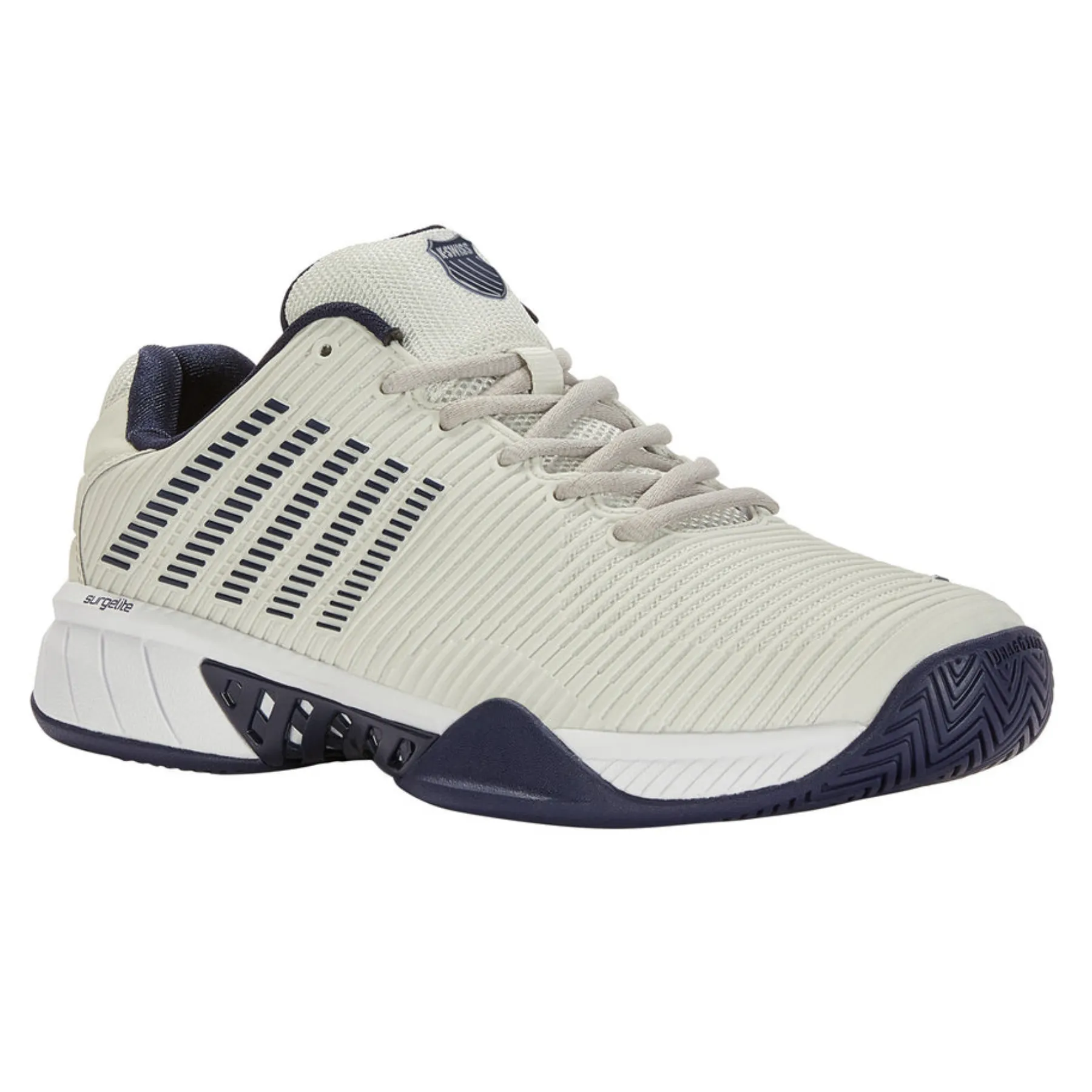 K Swiss Hypercourt Express 2-2E WIDE MenTennis Shoes - Gray/White/Peacoat