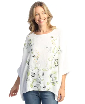 Kelly Mineral Washed Double Gauze Poncho Top