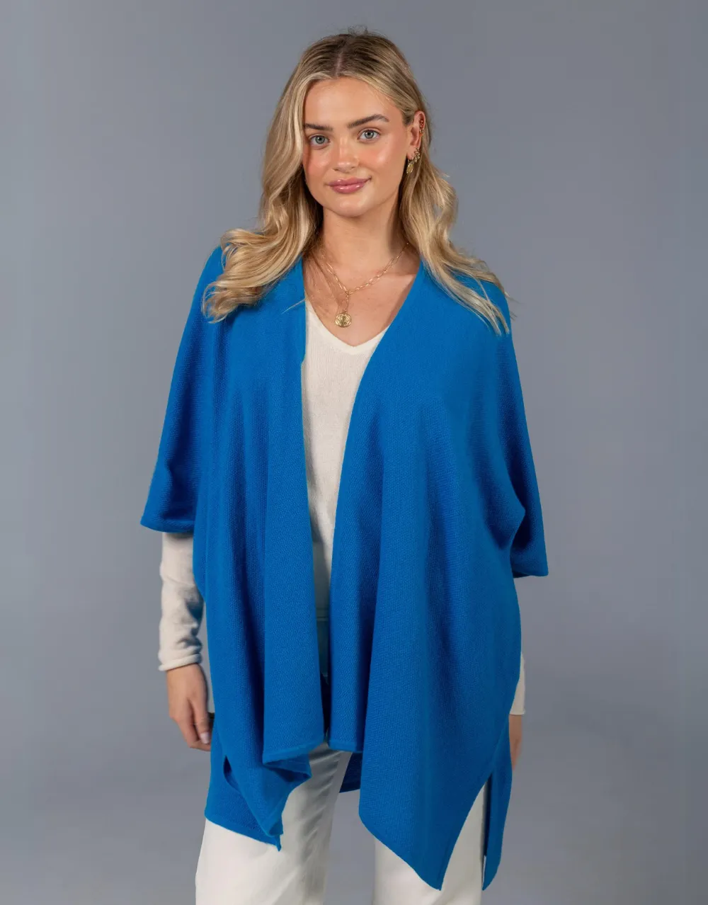 Kimono Poncho in Azul